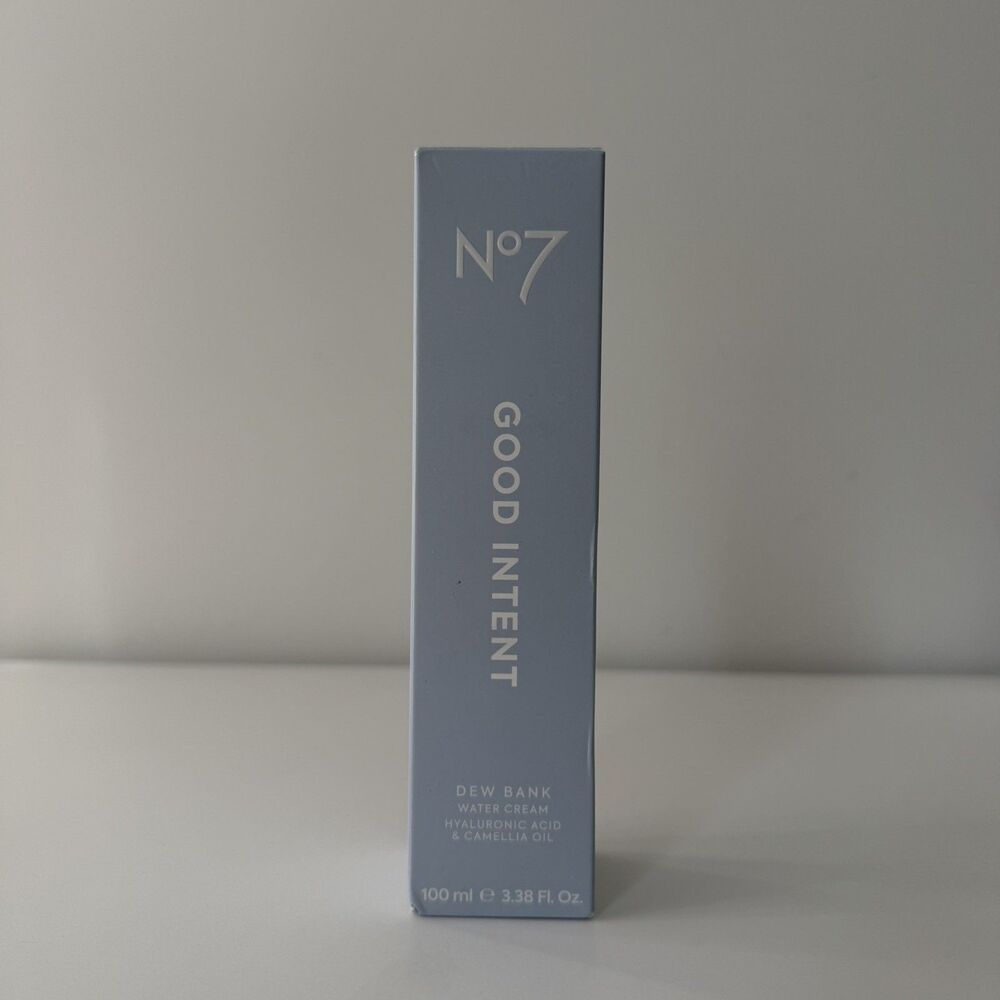 No7 Good Intent Dew Bank Water Cream W Hyalauronic Acid 38 Oz NEW IN BOX